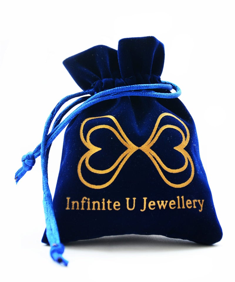 Infinite U Women's Earrings 925 Sterling Silver Infinity Symbol Stud Ear Jackets Earings for Women - Image 5